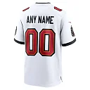 Zennovawear Men's Tampa Bay Buccaneers White Custom Game Jersey