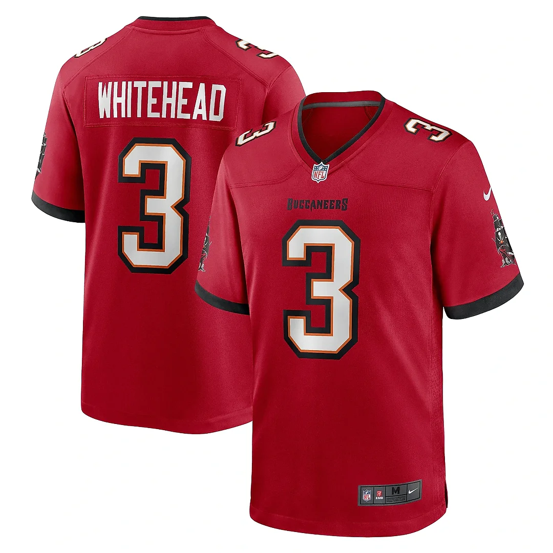 Zennovawear Men's Tampa Bay Buccaneers Whitehead Red Game Jersey