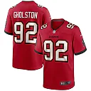 Zennovawear Men's Tampa Bay Buccaneers William Gholston Red Game Jersey