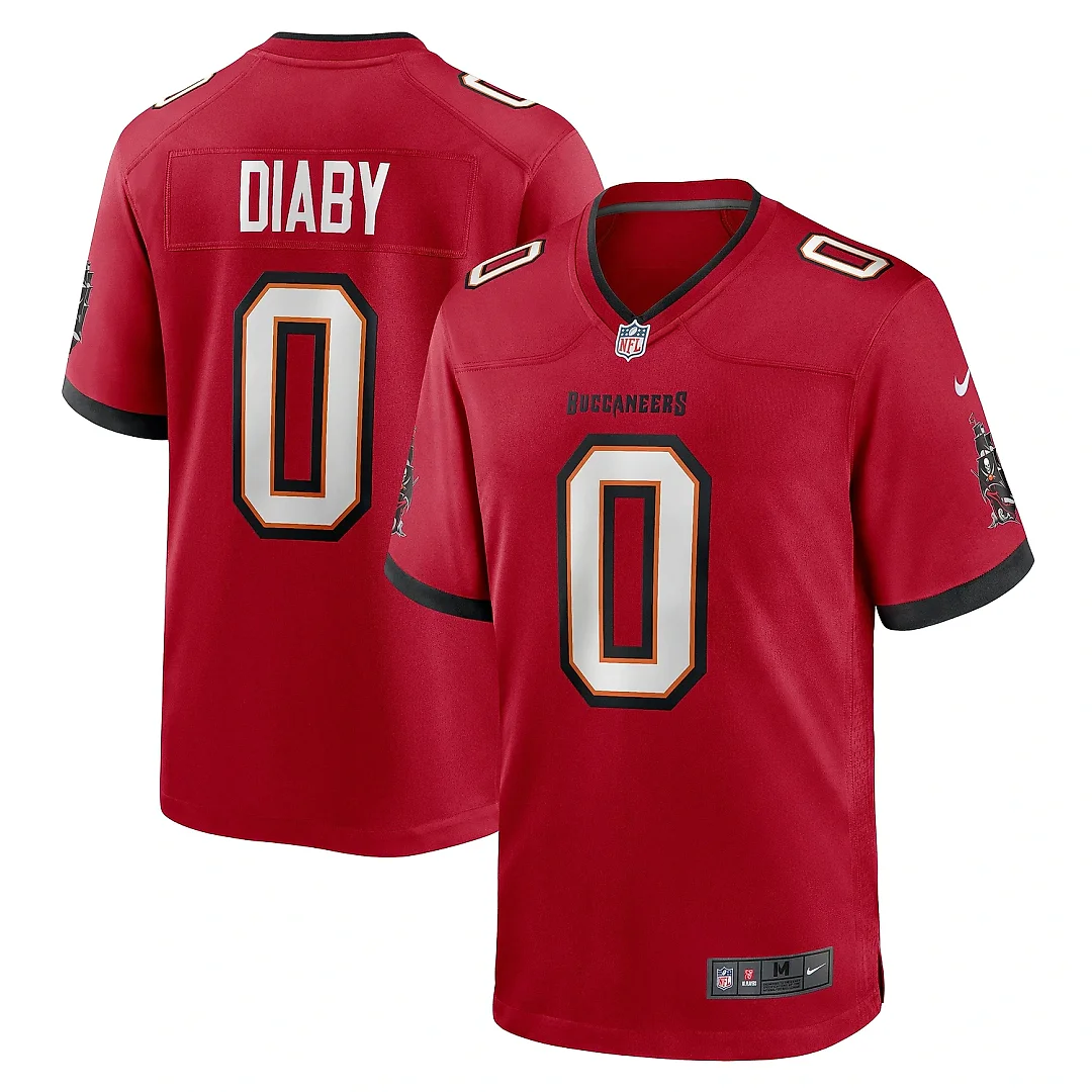 Zennovawear Men's Tampa Bay Buccaneers YaYa Diaby Red Game Jersey