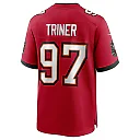 Zennovawear Men's Tampa Bay Buccaneers Zach Triner Red Game Jersey