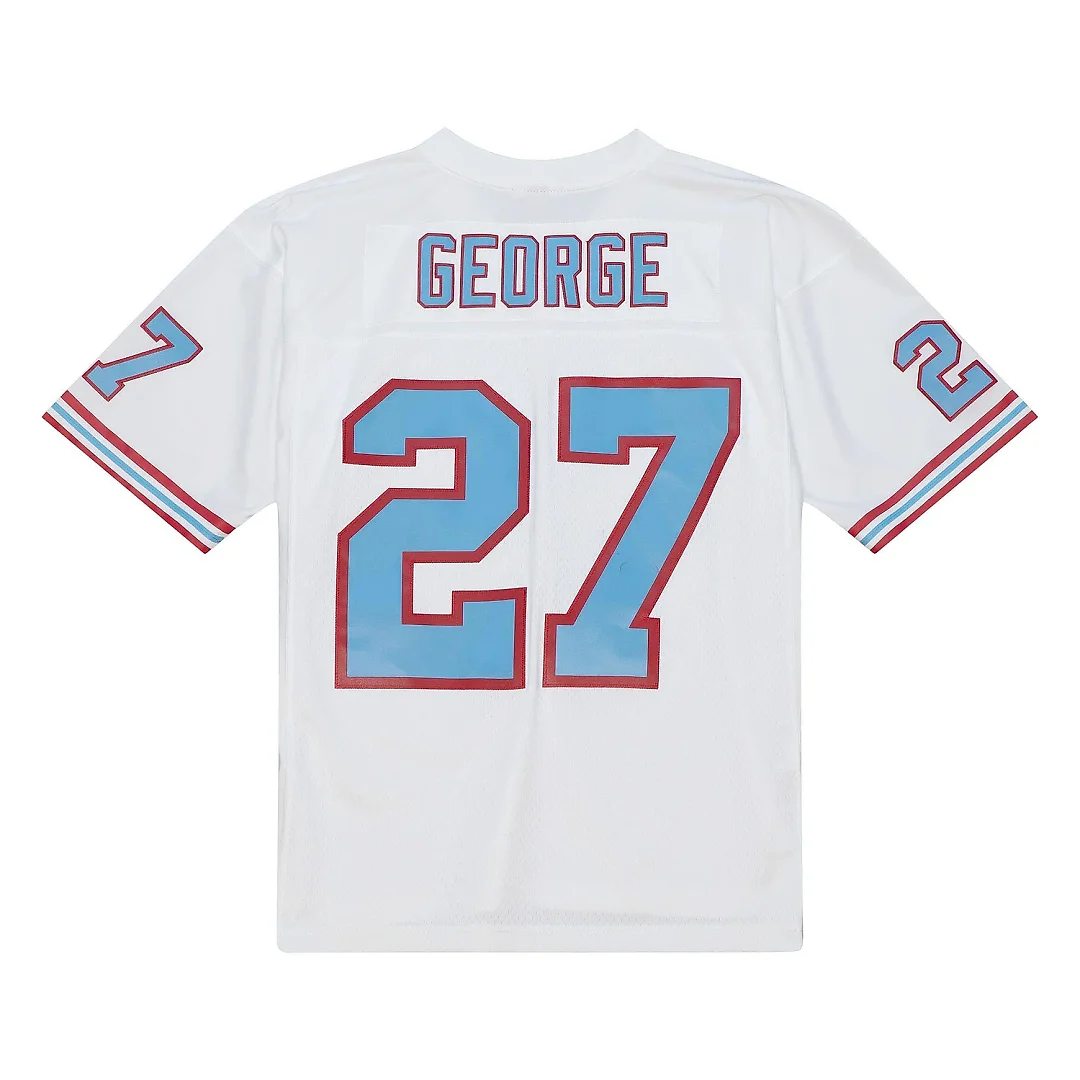 Zennovawear Men's Tennessee Oilers Eddie George Mitchell & Ness White Legacy Jersey
