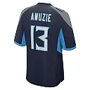 Zennovawear Men's Tennessee Titans Chidobe Awuzie Navy Game Jersey
