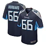 Zennovawear Men's Tennessee Titans Chris Hubbard Navy Team Game Jersey