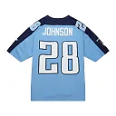 Zennovawear Men's Tennessee Titans Chris Johnson Mitchell & Ness Light Blue Legacy Jersey