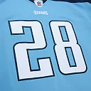 Zennovawear Men's Tennessee Titans Chris Johnson Mitchell & Ness Light Blue Legacy Jersey