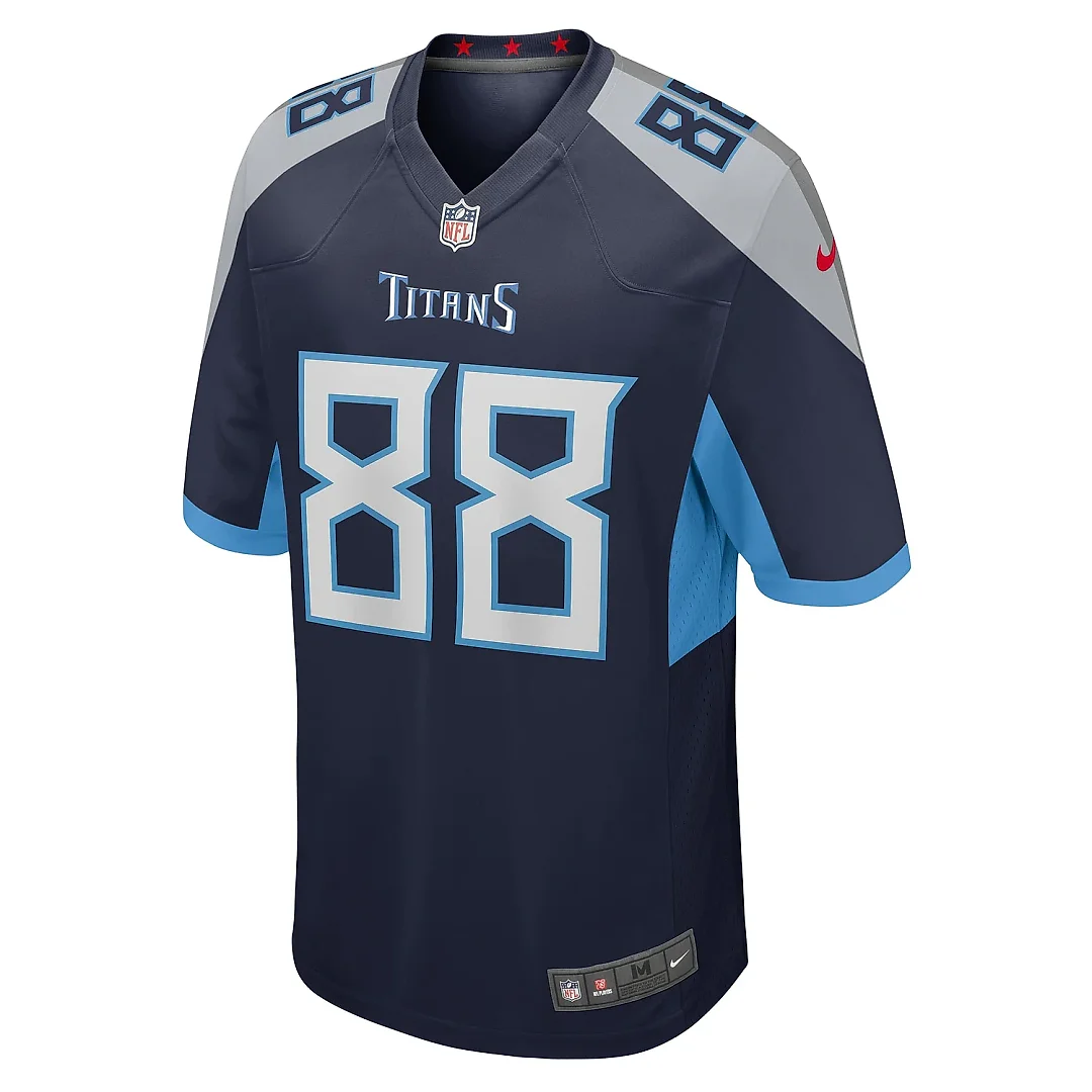 Zennovawear Men's Tennessee Titans David Martin-Robinson Navy Game Jersey