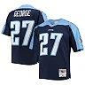 Zennovawear Men's Tennessee Titans Eddie George Mitchell & Ness Navy Big & Tall 1999 Retired Player Jersey