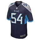 Zennovawear Men's Tennessee Titans Garret Wallow Navy Game Jersey
