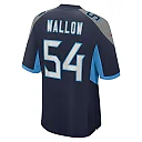 Zennovawear Men's Tennessee Titans Garret Wallow Navy Game Jersey