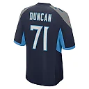 Zennovawear Men's Tennessee Titans Jaelyn Duncan Navy Game Jersey