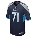Zennovawear Men's Tennessee Titans Jaelyn Duncan Navy Game Jersey