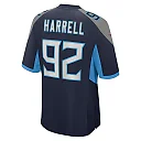 Zennovawear Men's Tennessee Titans Jaylen Harrell Navy Game Jersey