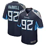 Zennovawear Men's Tennessee Titans Jaylen Harrell Navy Game Jersey