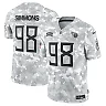 Zennovawear Men's Tennessee Titans Jeffery Simmons Arctic Camo 2024 Salute to Service Limited Jersey