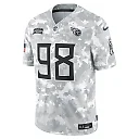 Zennovawear Men's Tennessee Titans Jeffery Simmons Arctic Camo 2024 Salute to Service Limited Jersey