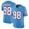 Zennovawear Men's Tennessee Titans Jeffery Simmons Light Blue Vapor F.U.S.E. Limited Jersey
