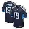 Zennovawear Men's Tennessee Titans Jha'Quan Jackson Navy Game Jersey