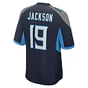 Zennovawear Men's Tennessee Titans Jha'Quan Jackson Navy Game Jersey