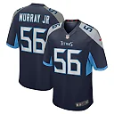 Zennovawear Men's Tennessee Titans Kenneth Murray Jr. Navy Game Jersey