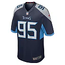 Zennovawear Men's Tennessee Titans Kyle Peko Navy Team Game Jersey