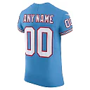 Zennovawear Men's Tennessee Titans Light Blue Vapor F.U.S.E. Elite Custom Jersey