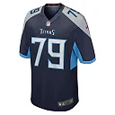 Zennovawear Men's Tennessee Titans Lloyd Cushenberry III Navy Game Jersey
