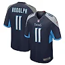 Zennovawear Men's Tennessee Titans Mason Rudolph Navy Game Jersey