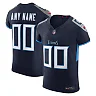 Zennovawear Men's Tennessee Titans Navy Vapor F.U.S.E. Elite Custom Jersey