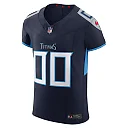 Zennovawear Men's Tennessee Titans Navy Vapor F.U.S.E. Elite Custom Jersey