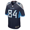 Zennovawear Men's Tennessee Titans Nick Vannett Navy Game Jersey