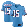 Zennovawear Men's Tennessee Titans Nick Westbrook-Ikhine Light Blue Oilers Throwback Player Game Jersey