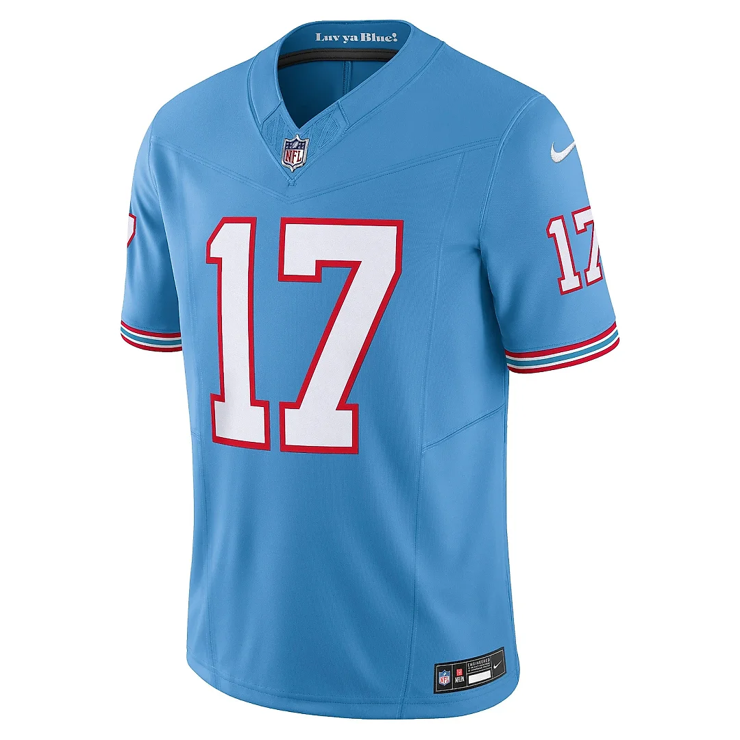 Zennovawear Men's Tennessee Titans Ryan Tannehill Light Blue Vapor F.U.S.E. Limited Jersey