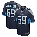 Zennovawear Men's Tennessee Titans Sebastian Joseph-Day Navy Game Jersey