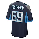 Zennovawear Men's Tennessee Titans Sebastian Joseph-Day Navy Game Jersey