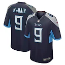 Zennovawear Men's Tennessee Titans Steve McNair Navy Game Retired Player Jersey