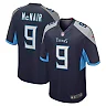 Zennovawear Men's Tennessee Titans Steve McNair Navy Game Retired Player Jersey