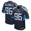 Zennovawear Men's Tennessee Titans TK McLendon Jr. Navy Game Jersey
