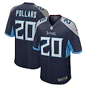 Zennovawear Men's Tennessee Titans Tony Pollard Navy Game Player Jersey