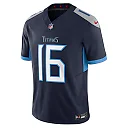 Zennovawear Men's Tennessee Titans Treylon Burks Navy Vapor F.U.S.E. Limited Jersey