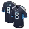 Zennovawear Men's Tennessee Titans Will Levis Navy Game Jersey