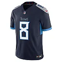 Zennovawear Men's Tennessee Titans Will Levis Navy Vapor F.U.S.E. Limited Jersey