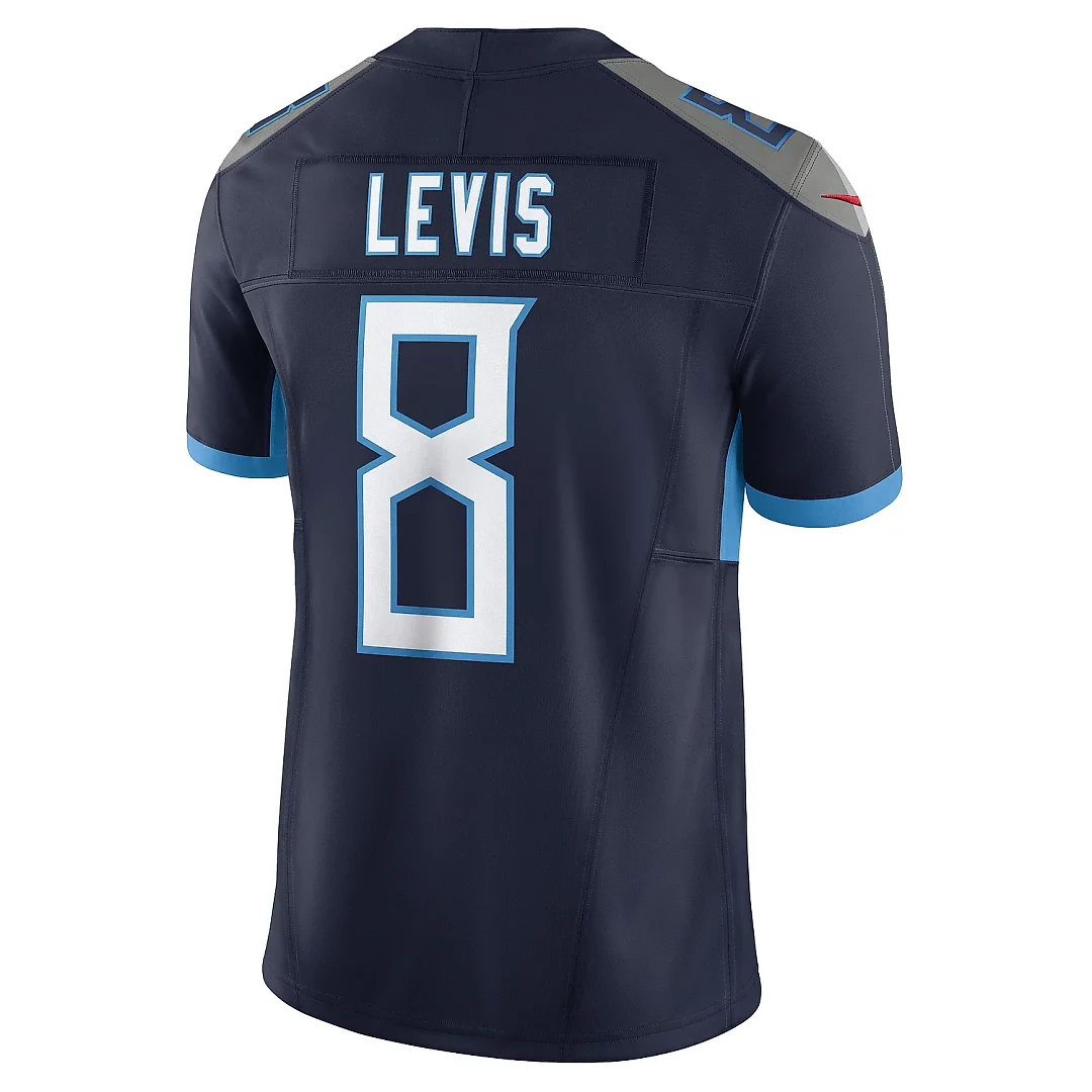 Zennovawear Men's Tennessee Titans Will Levis Navy Vapor F.U.S.E. Limited Jersey