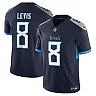 Zennovawear Men's Tennessee Titans Will Levis Navy Vapor F.U.S.E. Limited Jersey