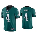 Zennovawear Men's Vapor Jalen Hurts Eagles Green Jersey