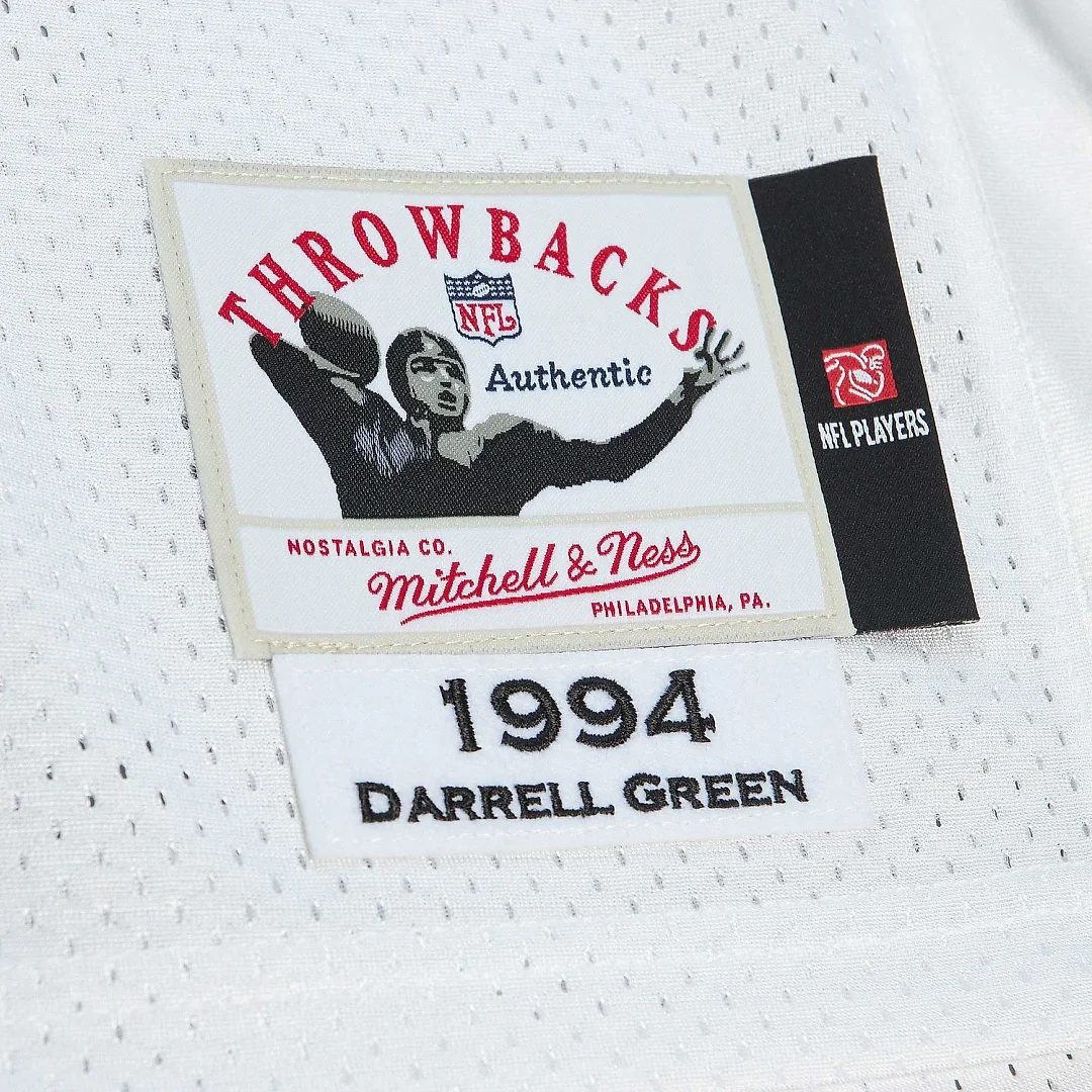 Zennovawear Men's Washington Commanders 1994 Darrell Green Mitchell & Ness White Throwback Retired Player Jersey