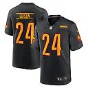 Zennovawear Men's Washington Commanders Antonio Gibson Black Alternate Game Player Jersey