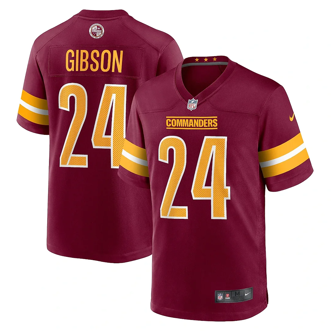 Zennovawear Men's Washington Commanders Antonio Gibson Burgundy Game Jersey