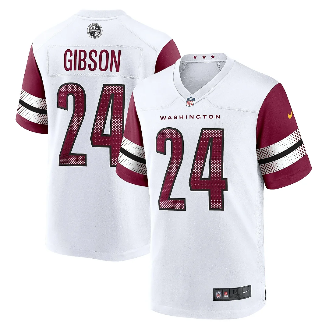 Zennovawear Men's Washington Commanders Antonio Gibson White Game Jersey