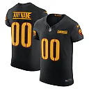 Zennovawear Men's Washington Commanders Black Alternate Vapor F.U.S.E. Elite Custom Jersey